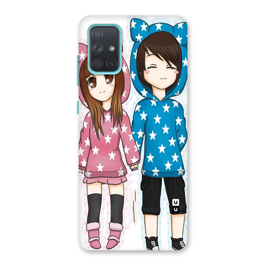 Couple In Stars Back Case for Galaxy A71