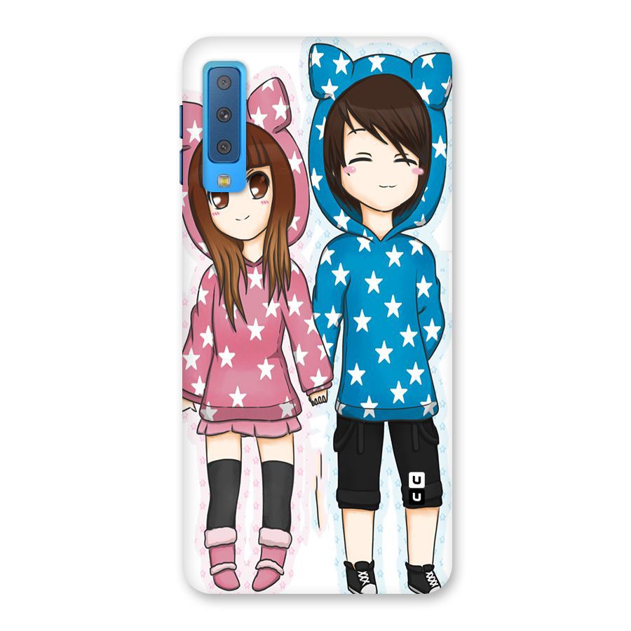 Couple In Stars Back Case for Galaxy A7 (2018)