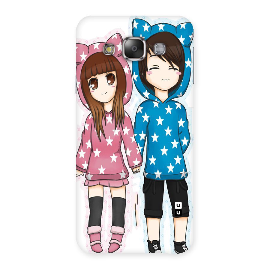 Couple In Stars Back Case for Galaxy E7