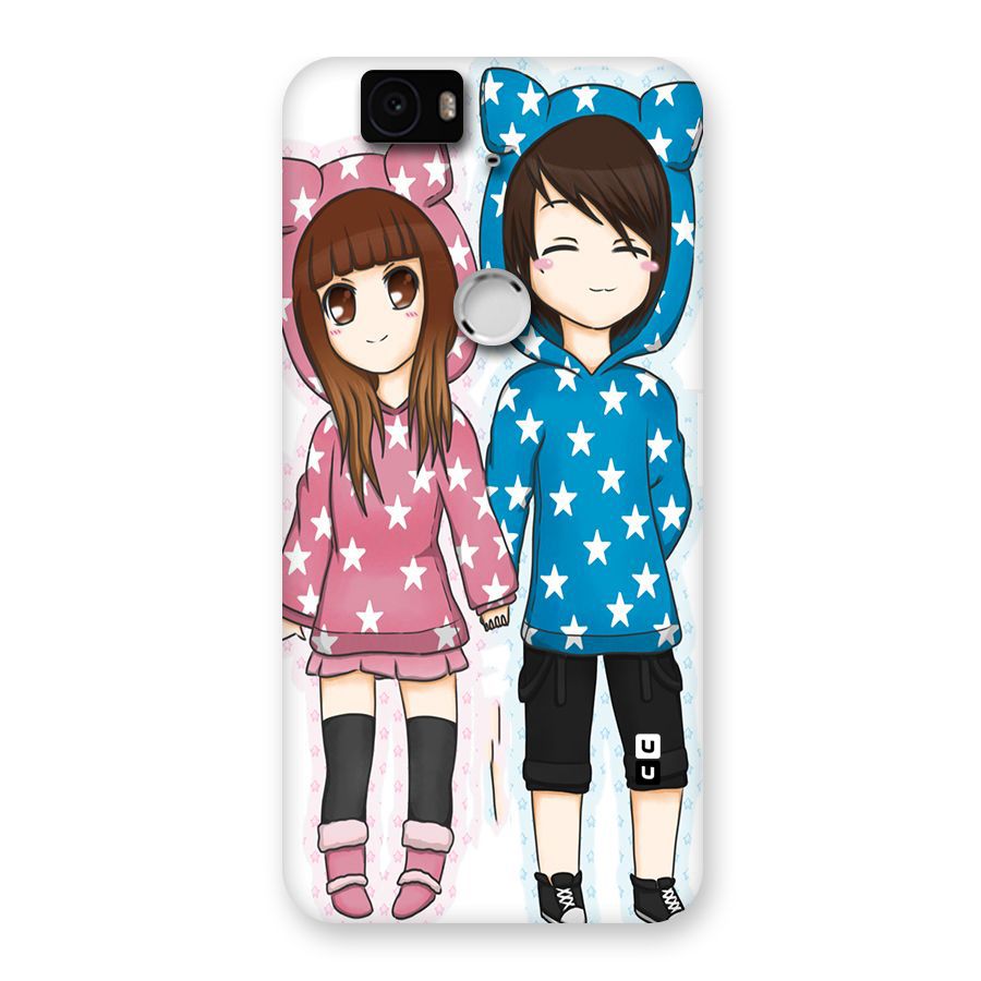 Couple In Stars Back Case for Google Nexus-6P
