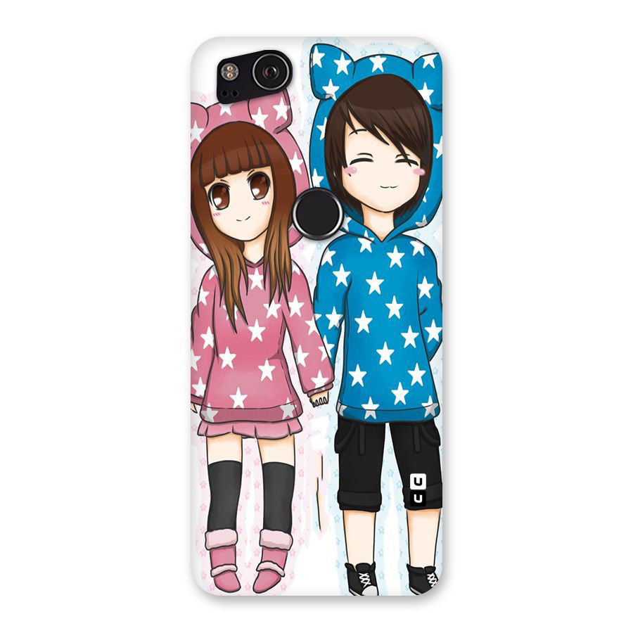 Couple In Stars Back Case for Google Pixel 2