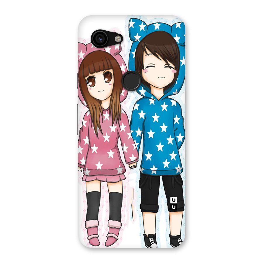 Couple In Stars Back Case for Google Pixel 3a