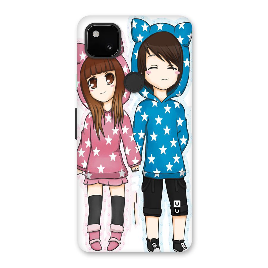 Couple In Stars Back Case for Google Pixel 4a