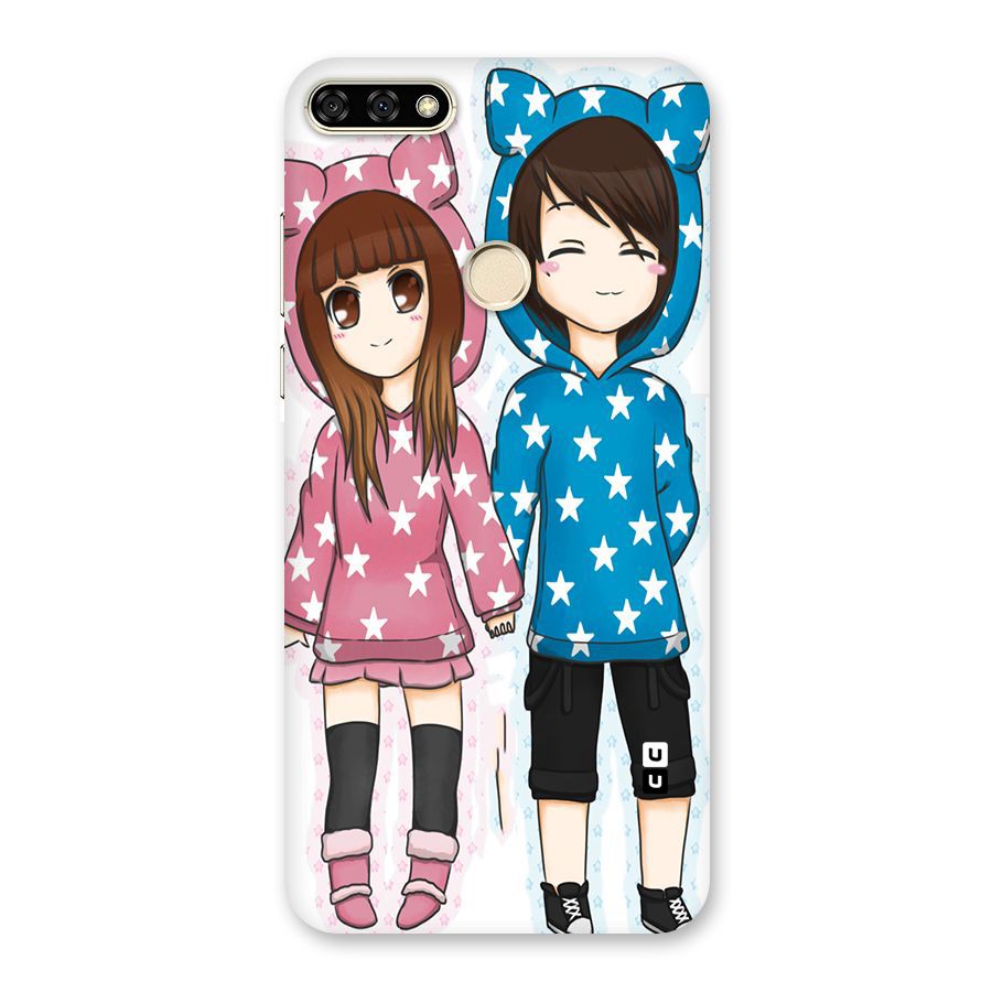Couple In Stars Back Case for Honor 7A