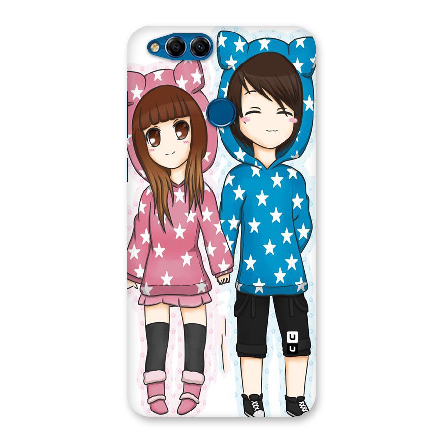 Couple In Stars Back Case for Honor 7X