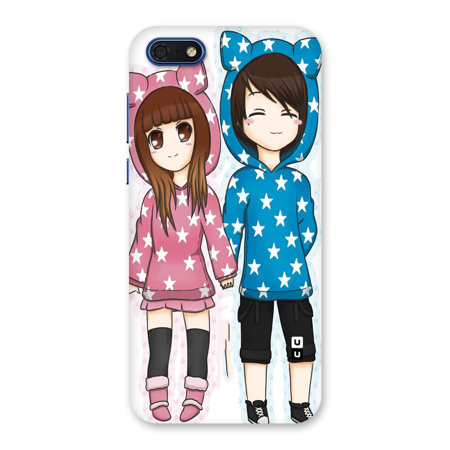 Couple In Stars Back Case for Honor 7s