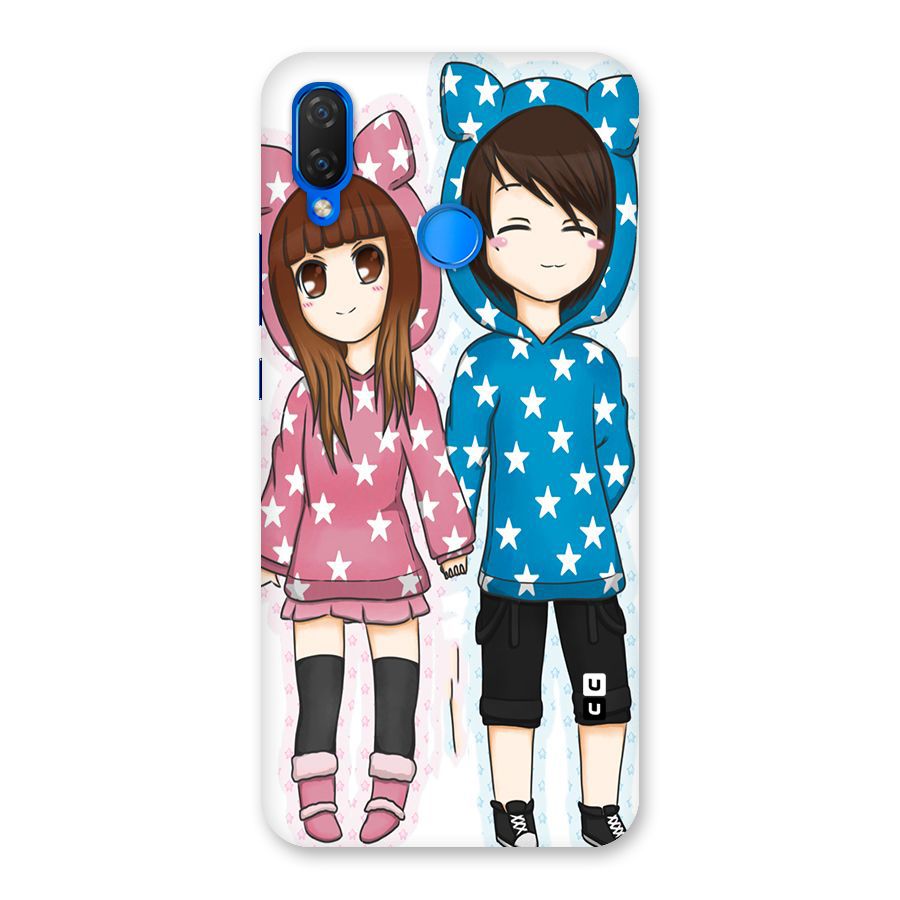 Couple In Stars Back Case for Huawei P Smart+