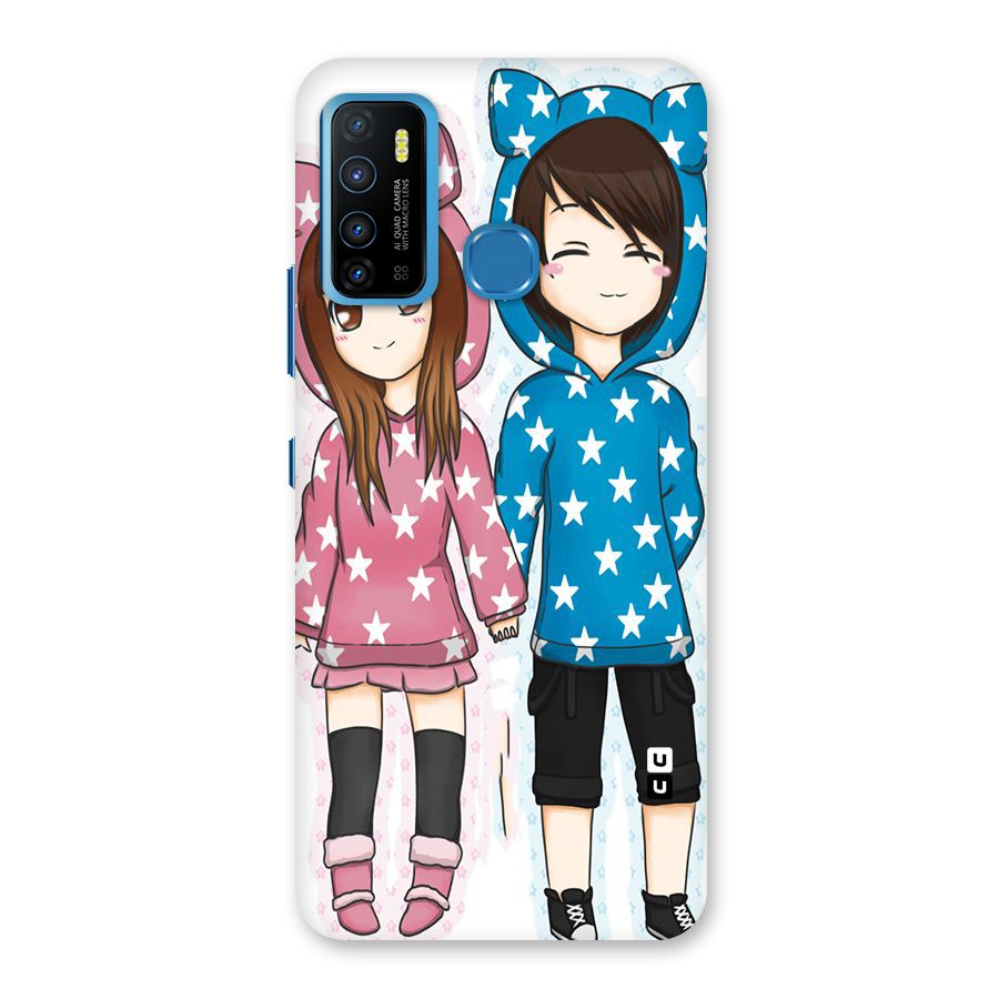 Couple In Stars Back Case for Infinix Hot 9