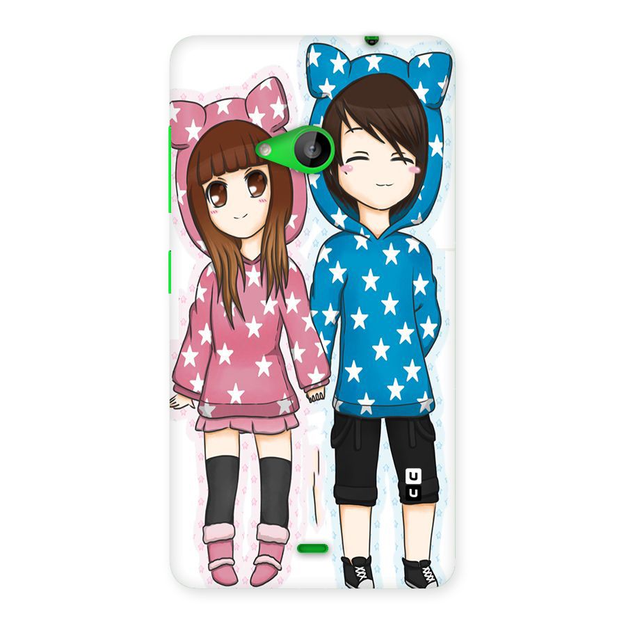 Couple In Stars Back Case for Lumia 535