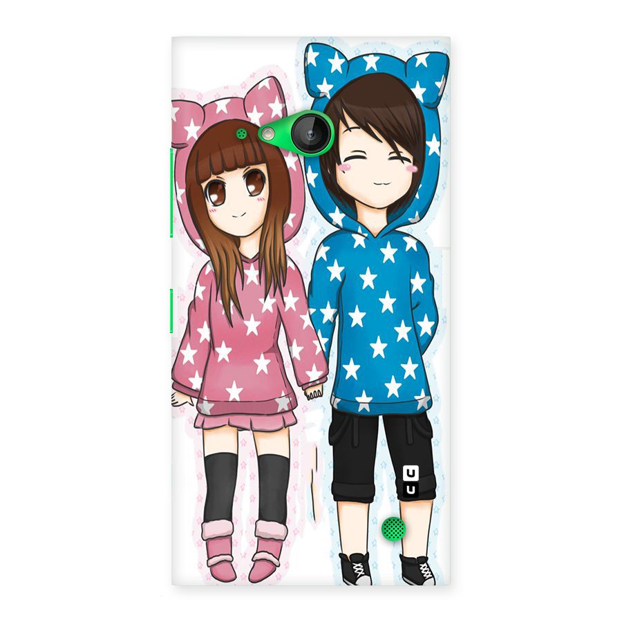 Couple In Stars Back Case for Lumia 730