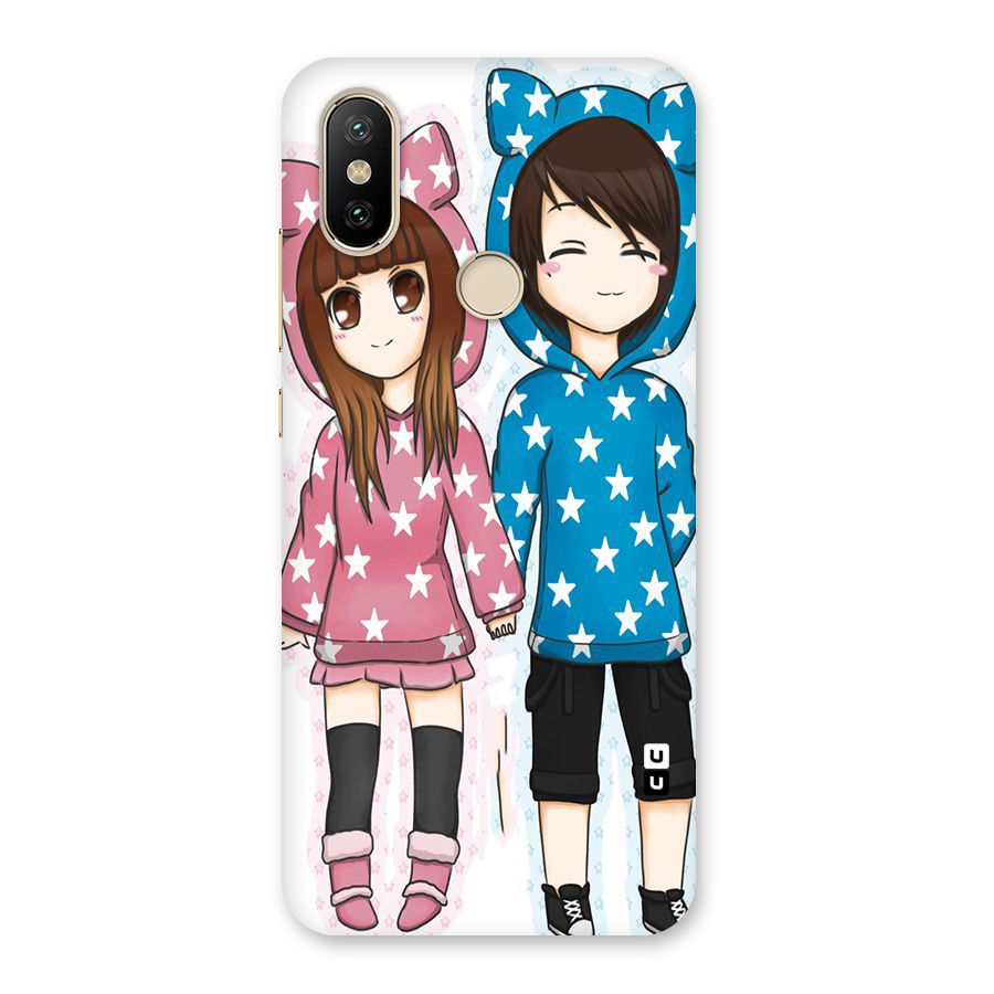 Couple In Stars Back Case for Mi A2