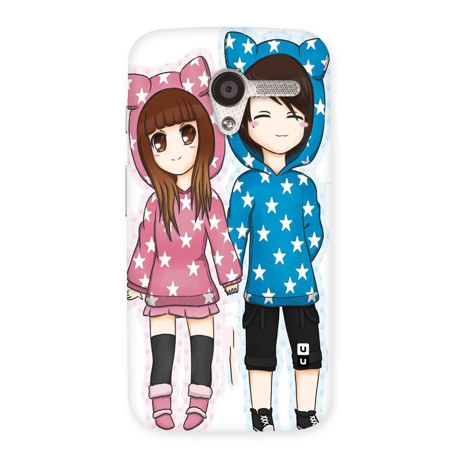 Couple In Stars Back Case for Moto X