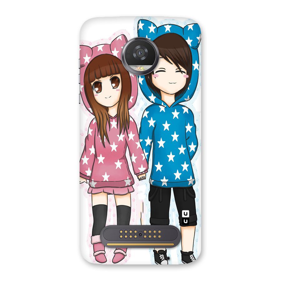 Couple In Stars Back Case for Moto Z2 Play