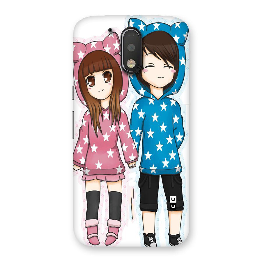 Couple In Stars Back Case for Motorola Moto G4