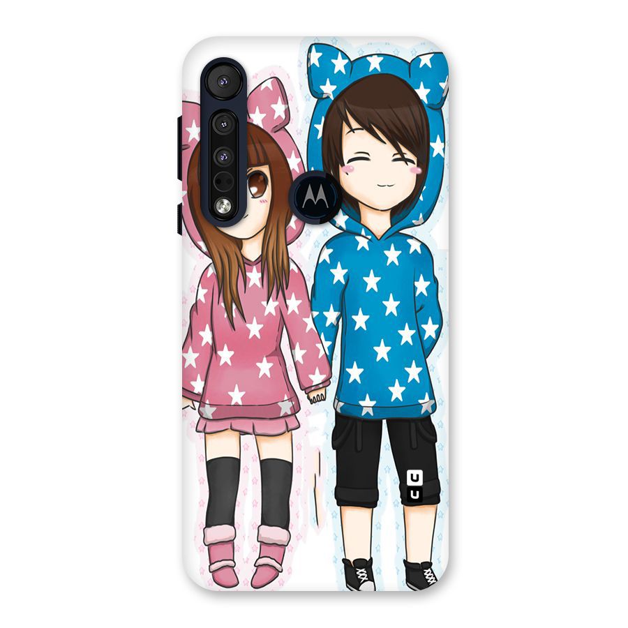 Couple In Stars Back Case for Motorola One Macro