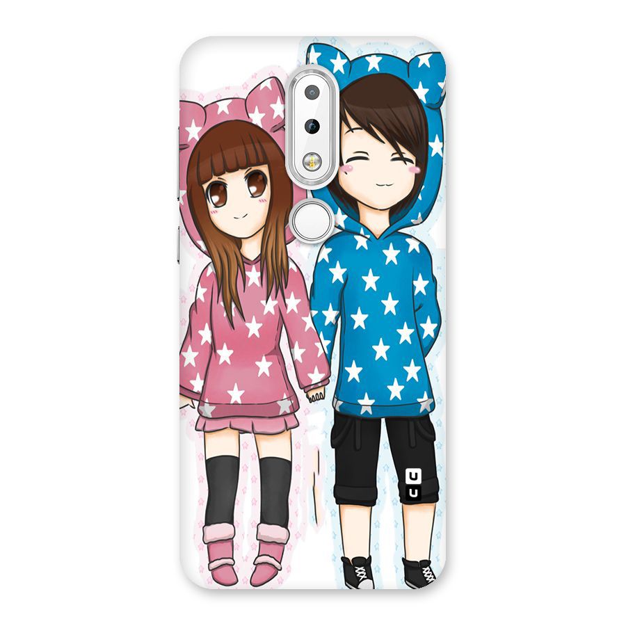 Couple In Stars Back Case for Nokia 6.1 Plus