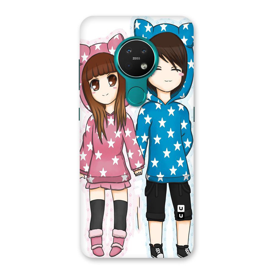 Couple In Stars Back Case for Nokia 7.2