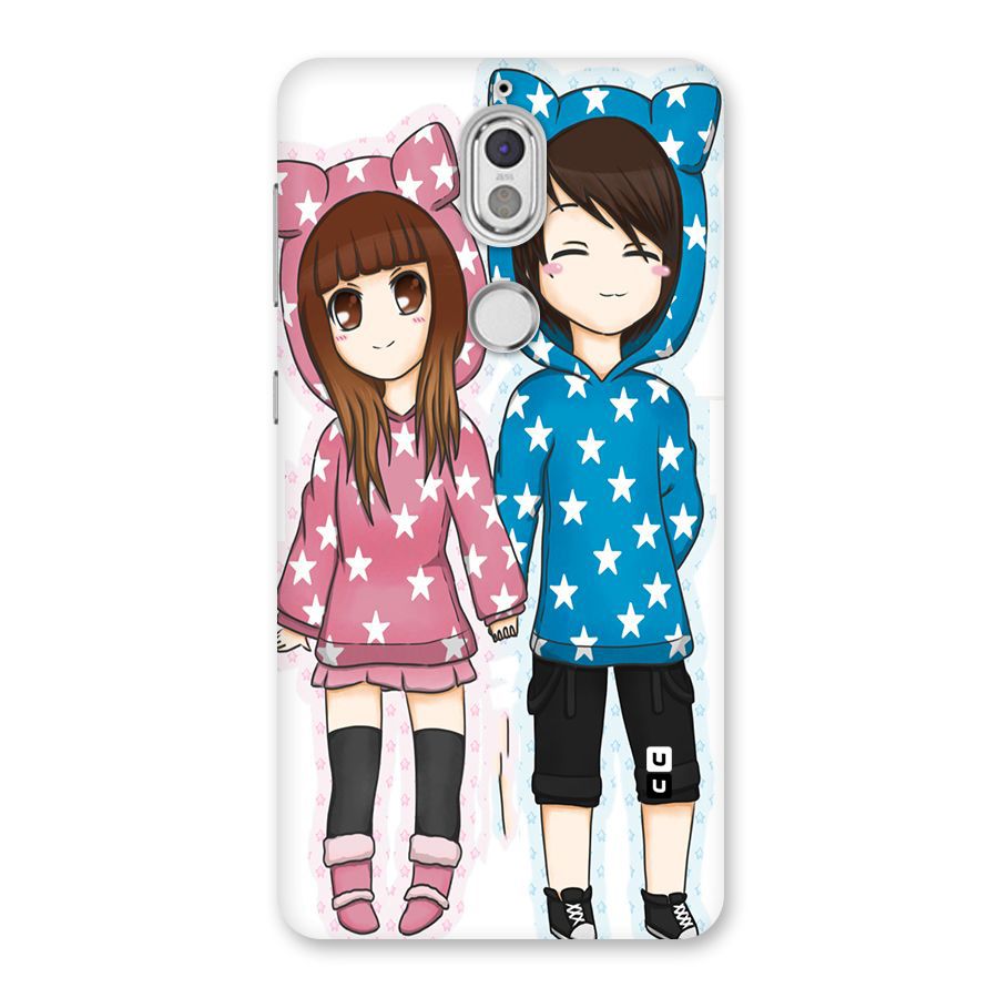 Couple In Stars Back Case for Nokia 7