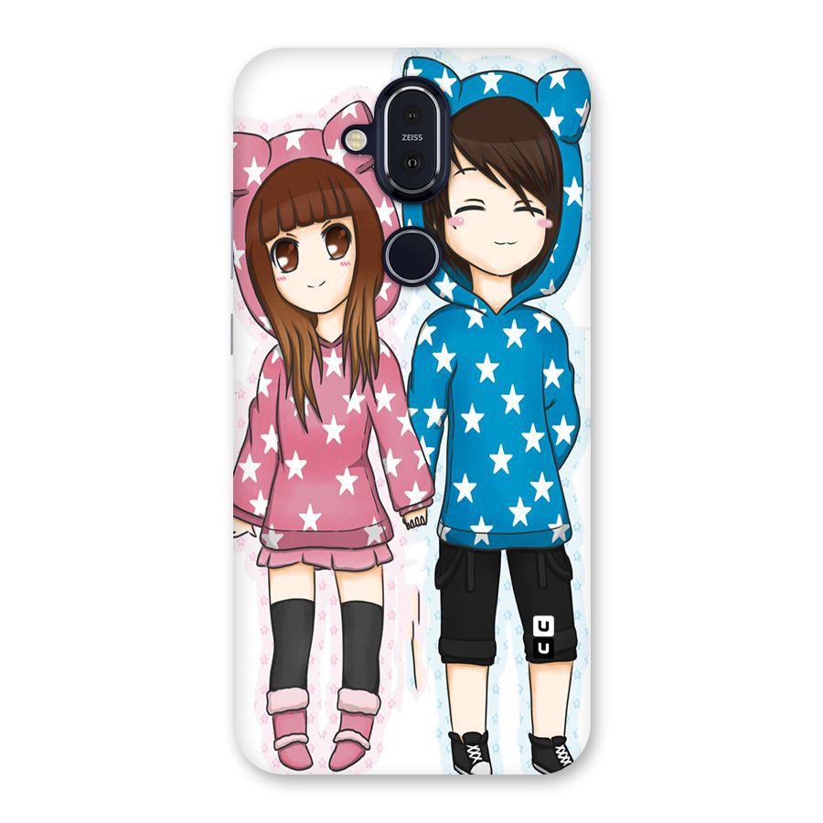 Couple In Stars Back Case for Nokia 8.1