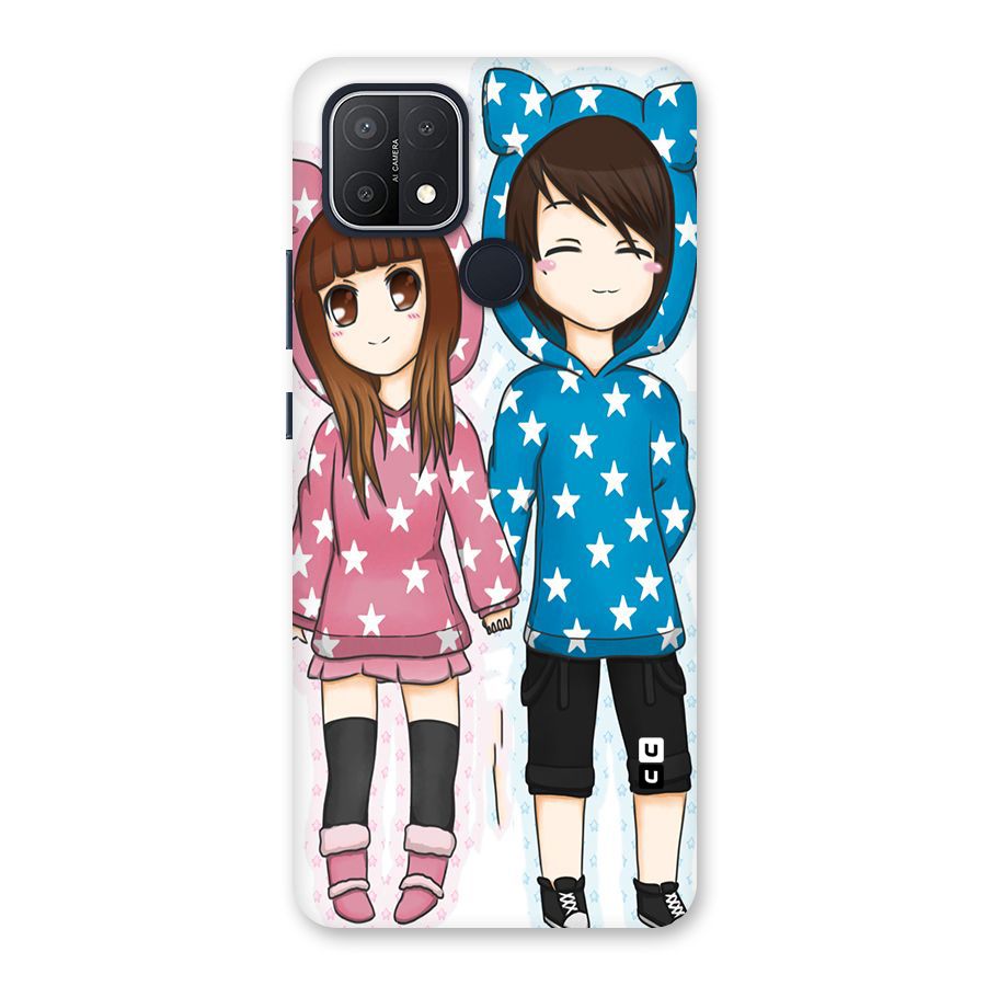 Couple In Stars Back Case for Oppo A15s
