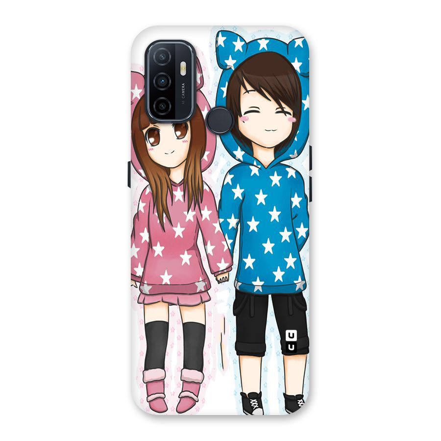 Couple In Stars Back Case for Oppo A32