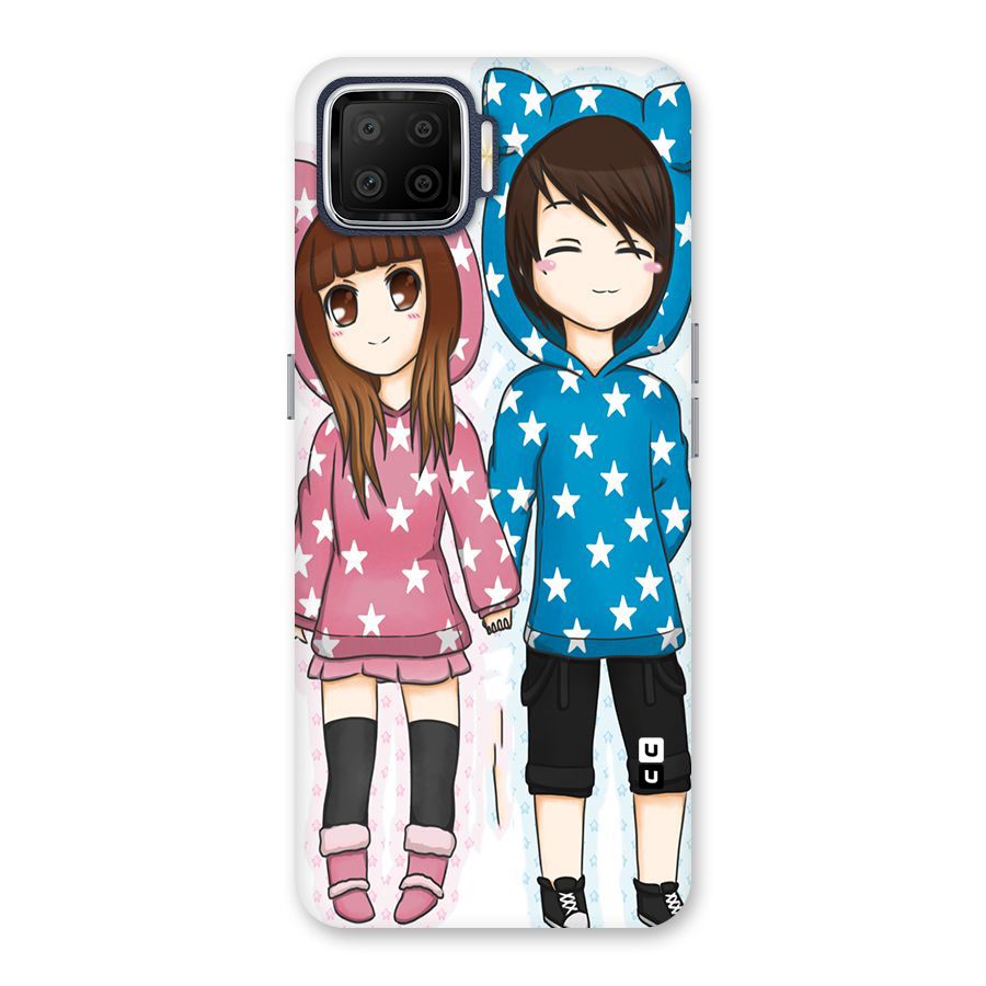 Couple In Stars Back Case for Oppo F17