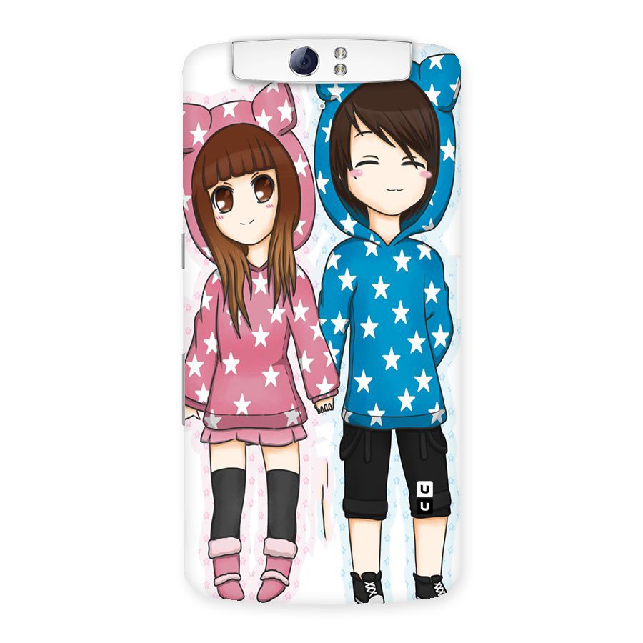 Couple In Stars Back Case for Oppo N1