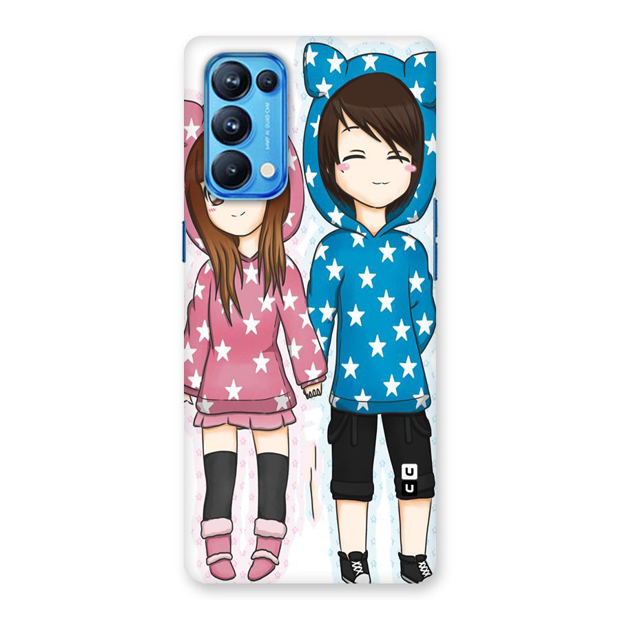 Couple In Stars Back Case for Oppo Reno5 Pro 5G