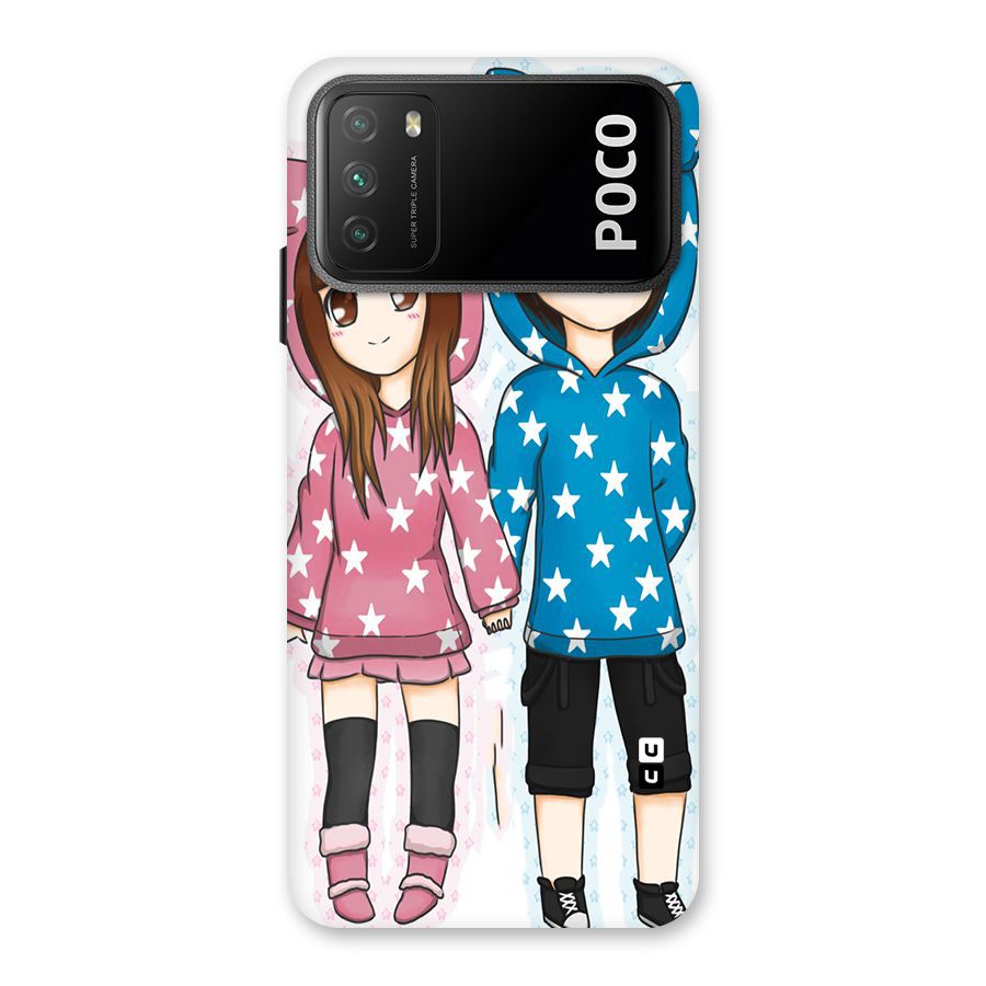 Couple In Stars Back Case for Poco M3