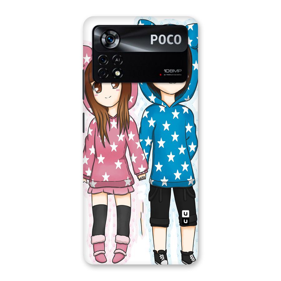 Couple In Stars Back Case for Poco X4 Pro 5G