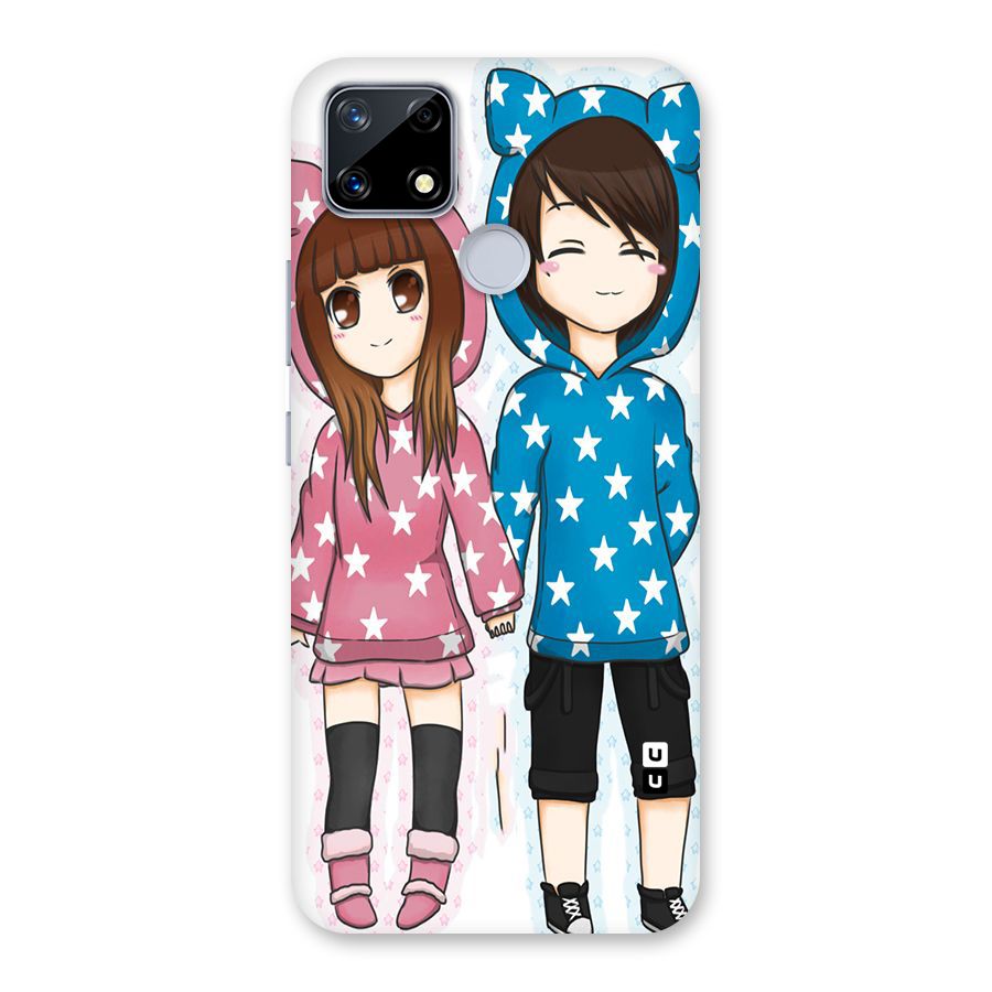 Couple In Stars Back Case for Realme Narzo 20