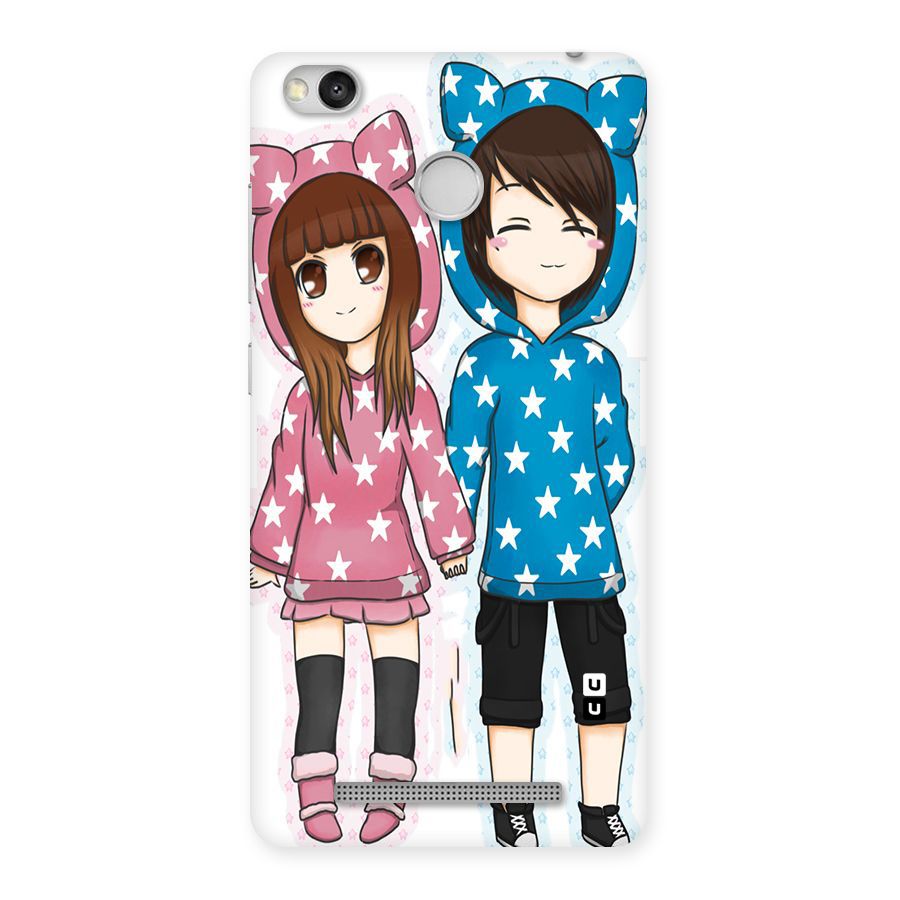 Couple In Stars Back Case for Redmi 3S Prime