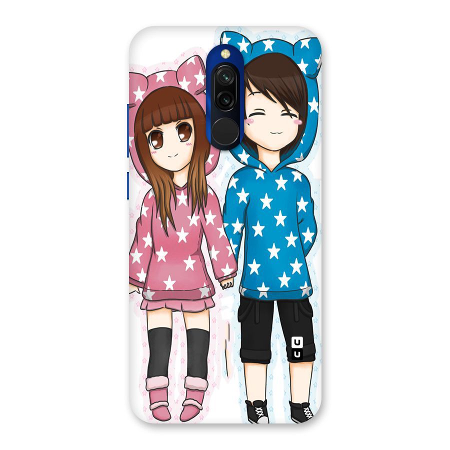 Couple In Stars Back Case for Redmi 8