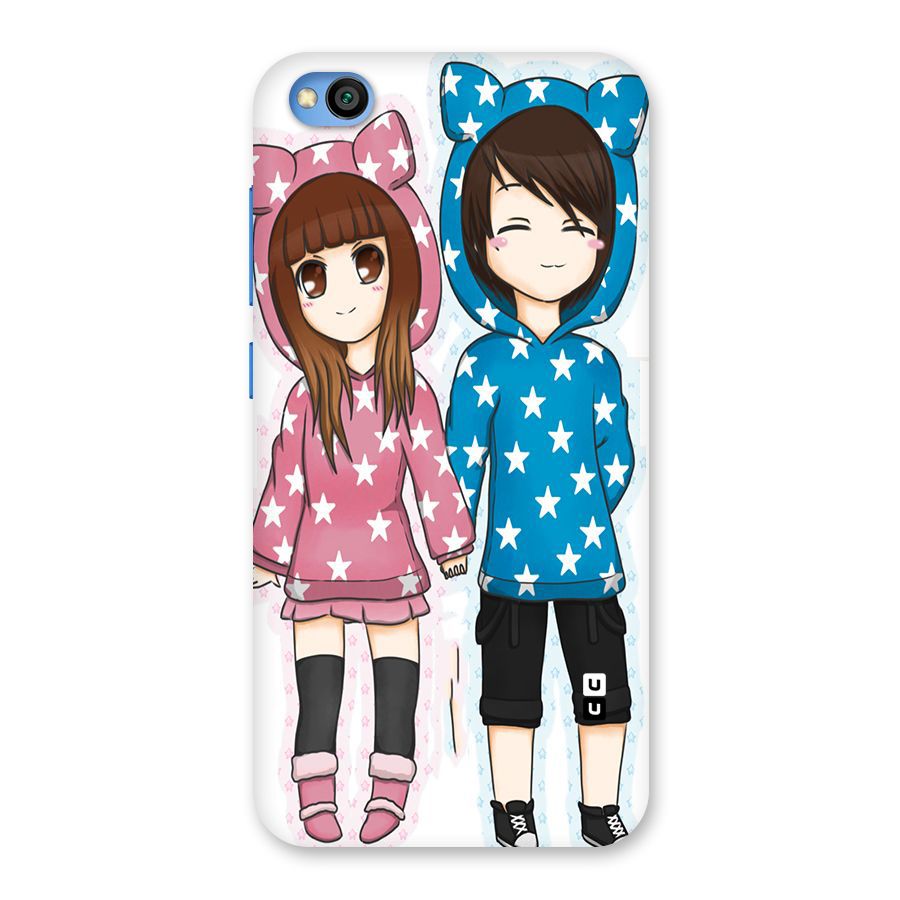 Couple In Stars Back Case for Redmi Go