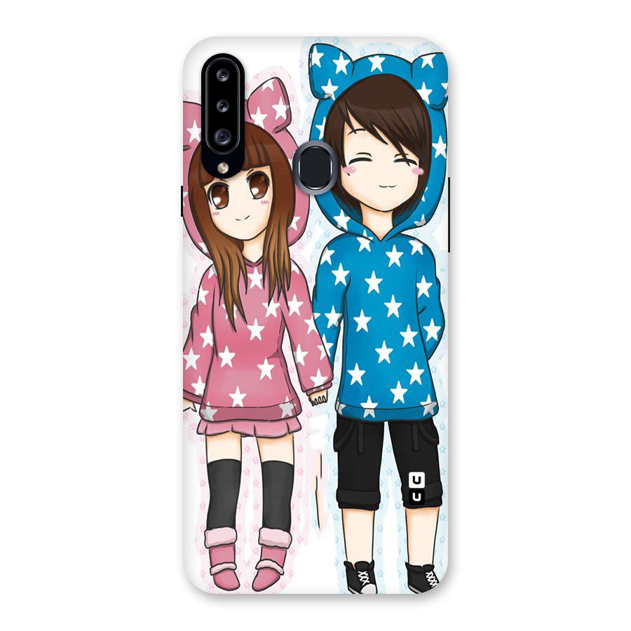 Couple In Stars Back Case for Samsung Galaxy A20s