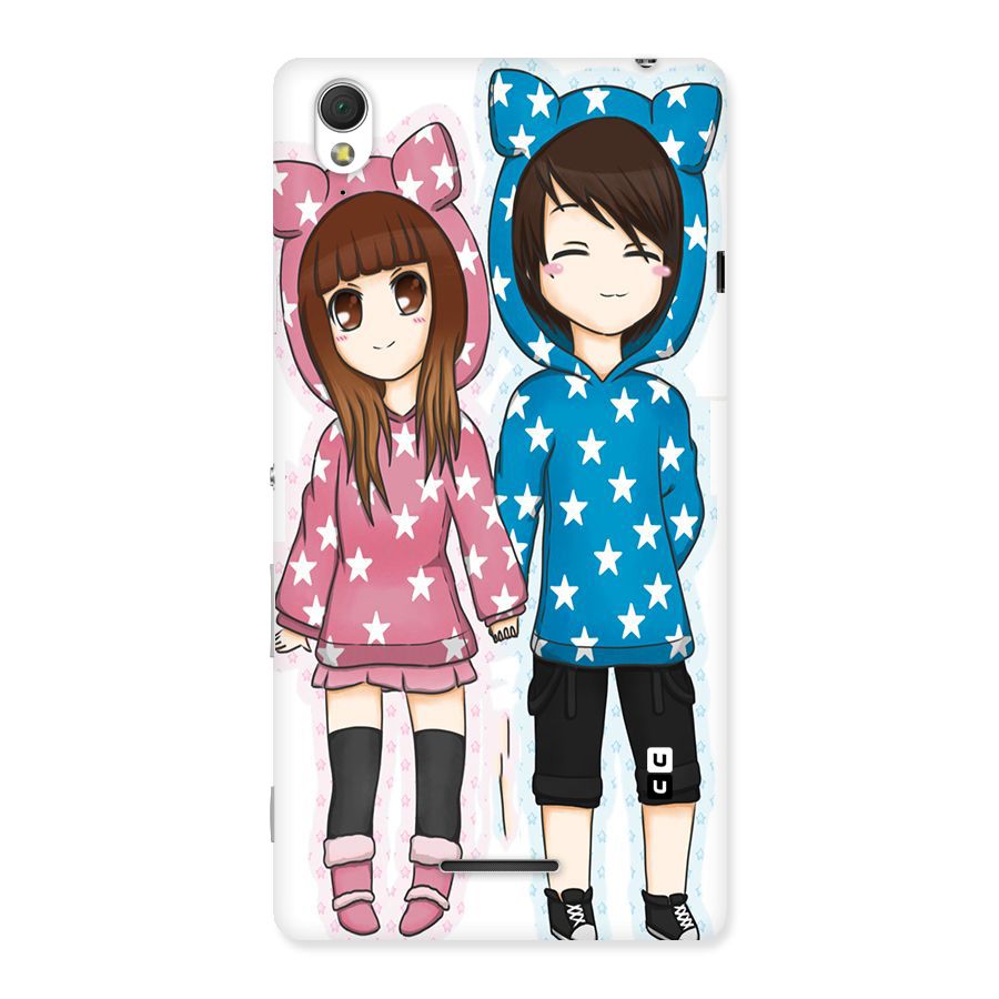 Couple In Stars Back Case for Sony Xperia T3