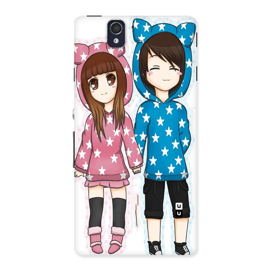 Couple In Stars Back Case for Sony Xperia Z