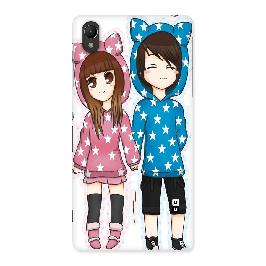 Couple In Stars Back Case for Sony Xperia Z2
