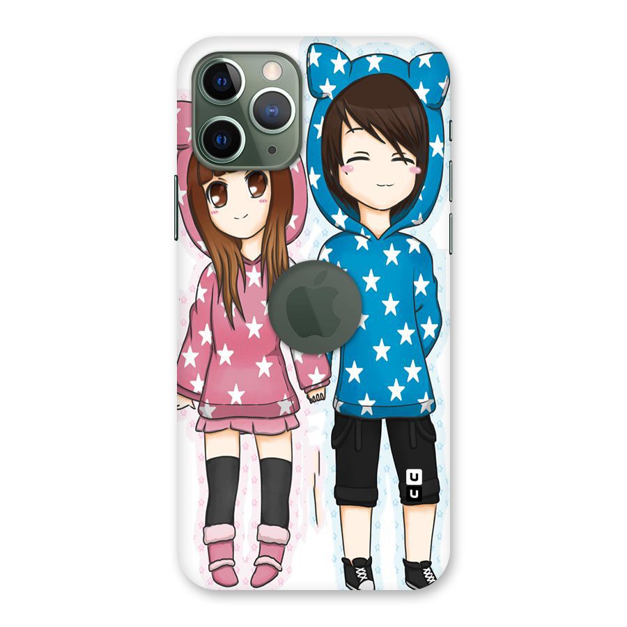 Couple In Stars Back Case for iPhone 11 Pro Logo  Cut