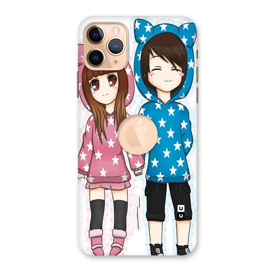 Couple In Stars Back Case for iPhone 11 Pro Max Logo Cut
