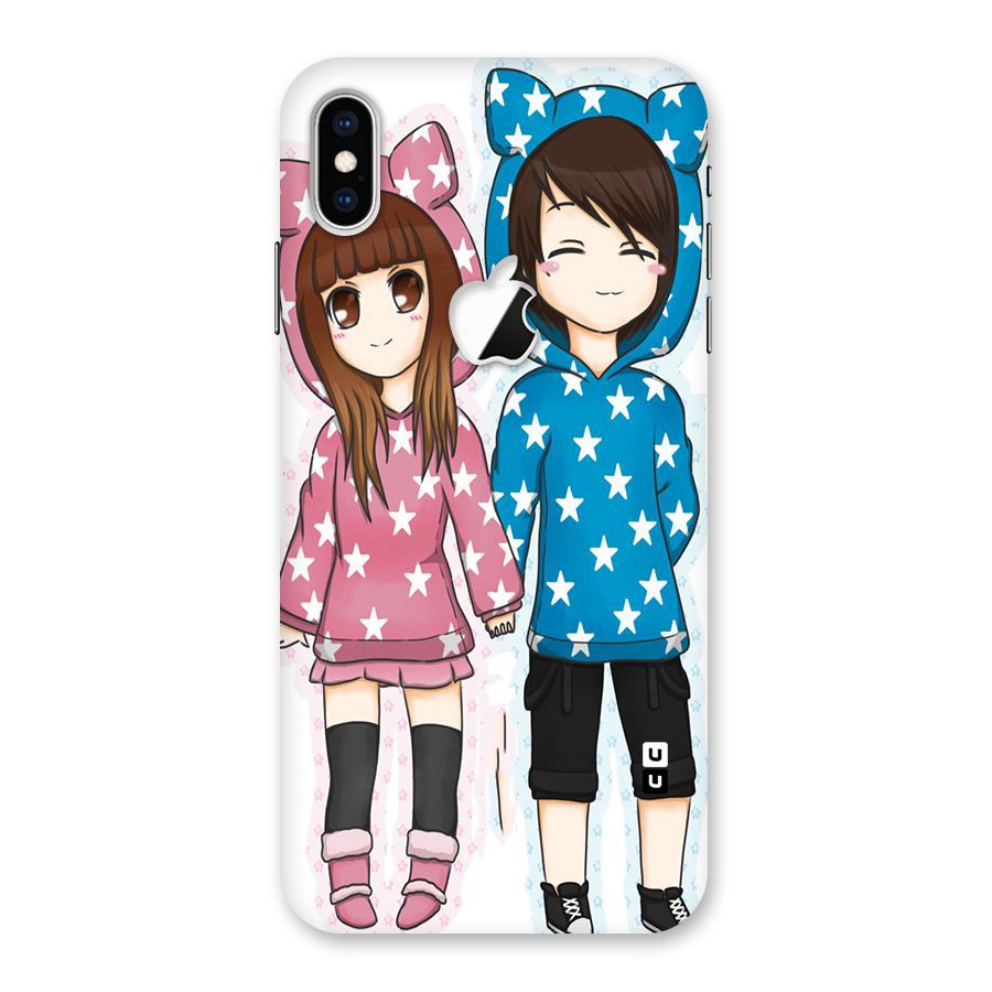 Couple In Stars Back Case for iPhone XS Max Apple Cut