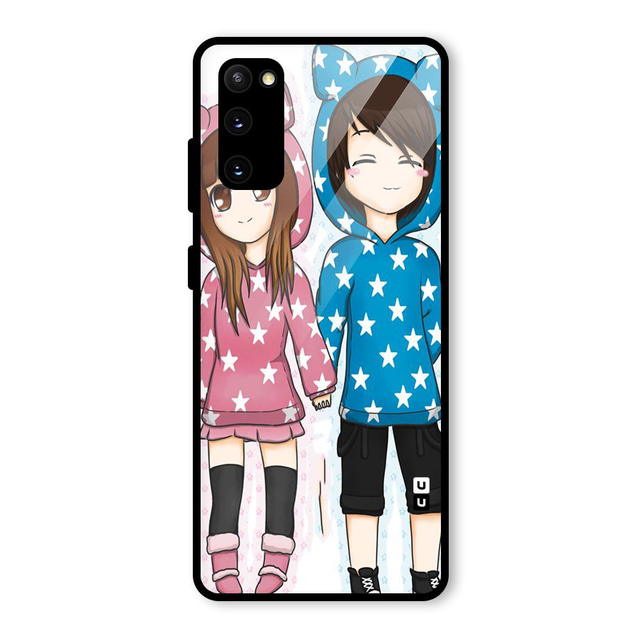 Couple In Stars Glass Back Case for Galaxy S20 FE 5G