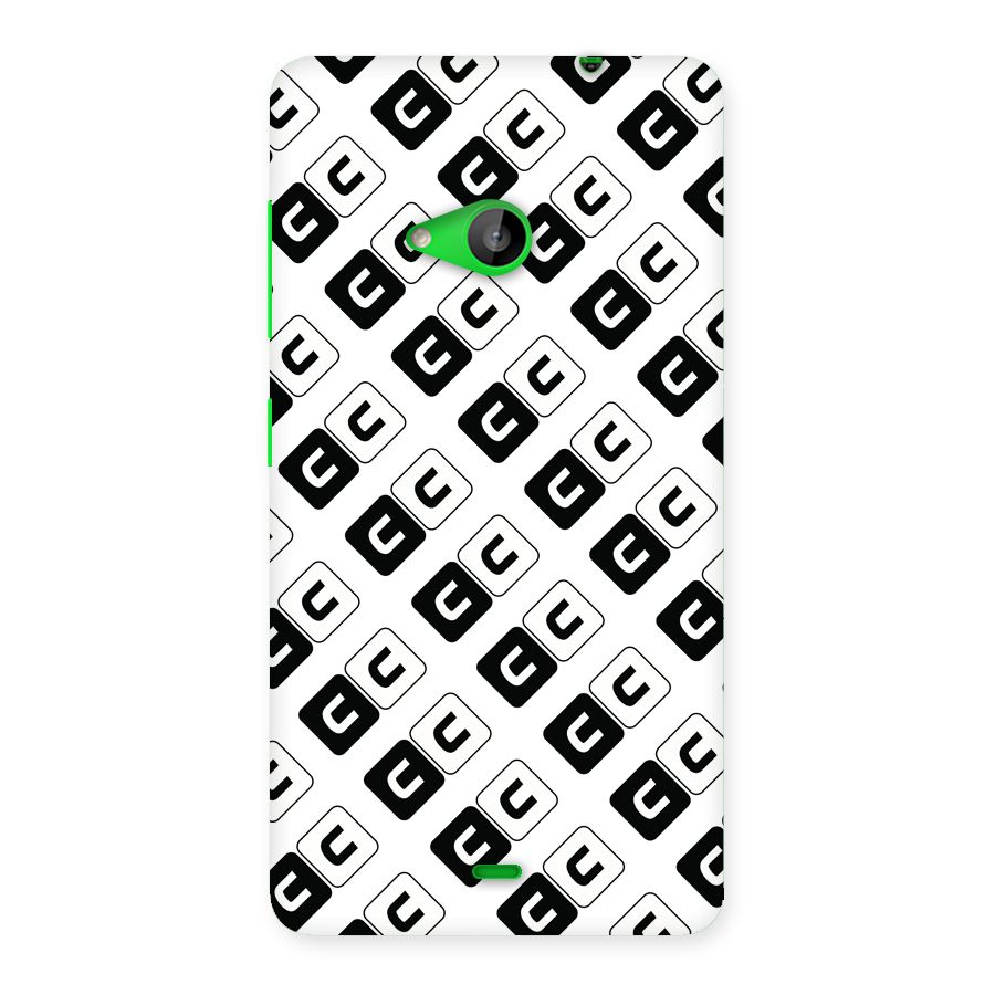 CoversCart Diagonal Banner Back Case for Lumia 535