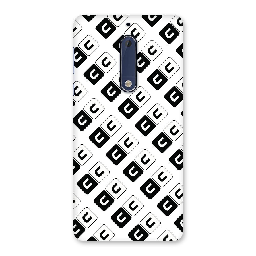 CoversCart Diagonal Banner Back Case for Nokia 5