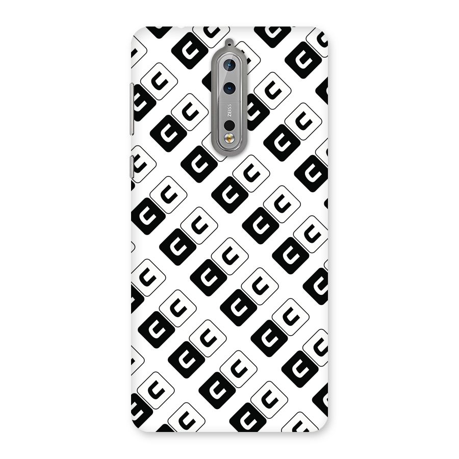 CoversCart Diagonal Banner Back Case for Nokia 8