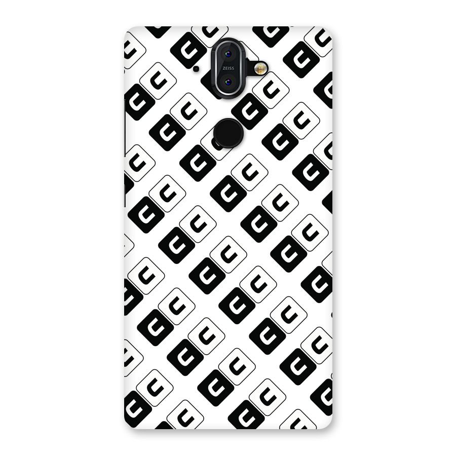 CoversCart Diagonal Banner Back Case for Nokia 8 Sirocco