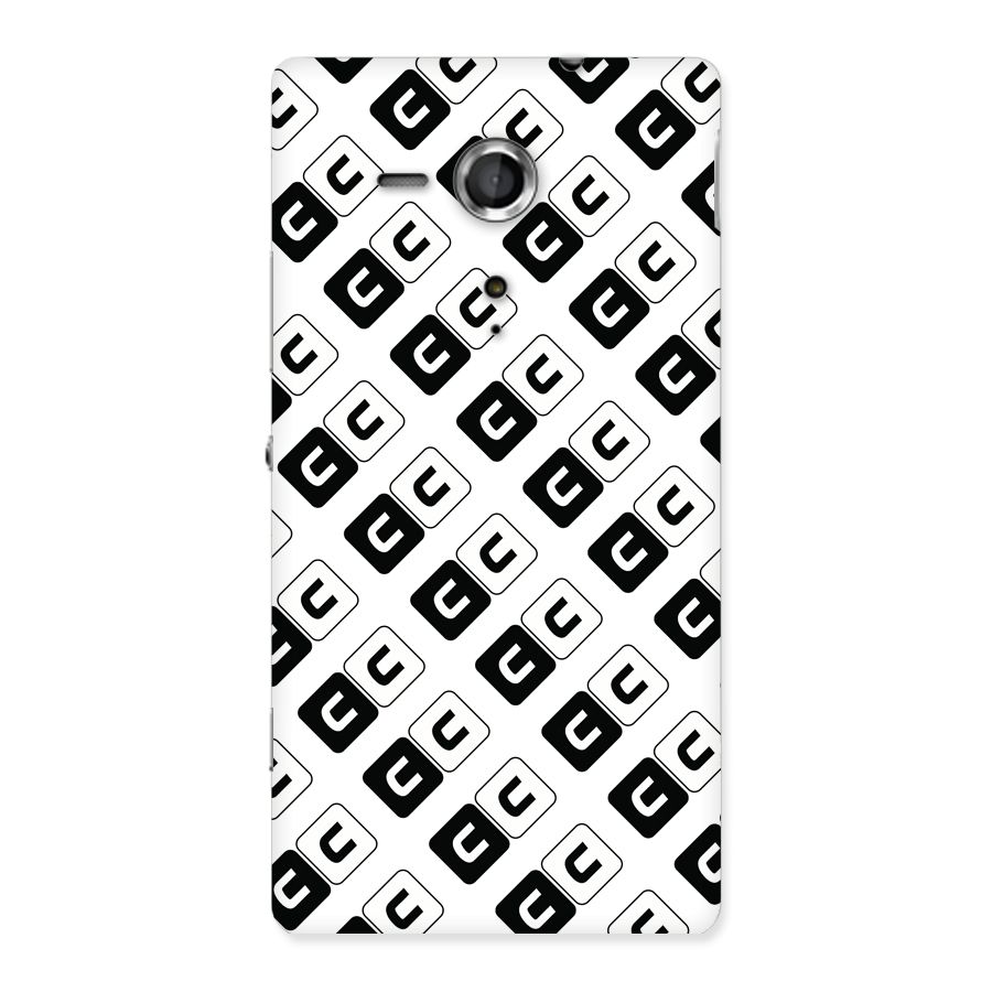 CoversCart Diagonal Banner Back Case for Sony Xperia SP