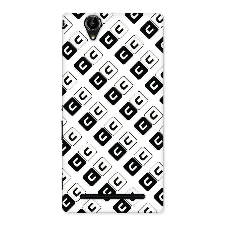 CoversCart Diagonal Banner Back Case for Sony Xperia T2