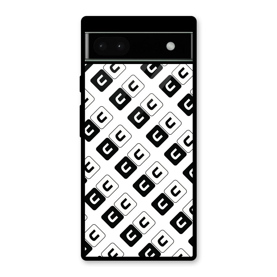 CoversCart Diagonal Banner Glass Back Case for Google Pixel 6a