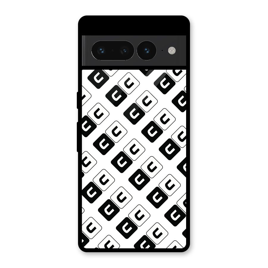 CoversCart Diagonal Banner Glass Back Case for Google Pixel 7 Pro
